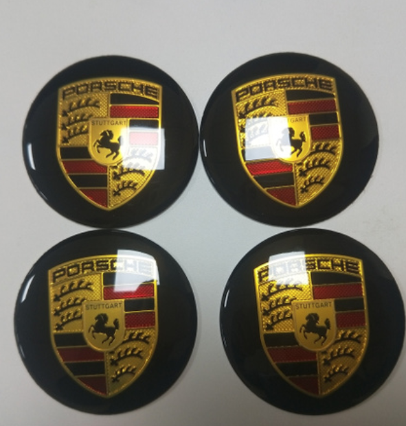 最高品質 Porsche ポルシェ ホイールセンターキャップ ブラック