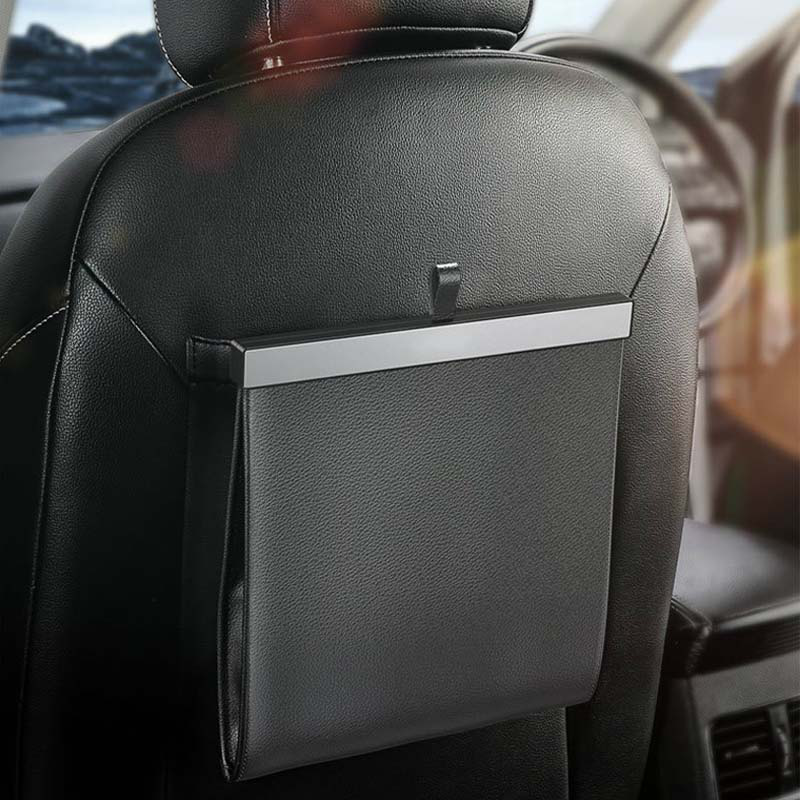 車用ゴミ箱 車載ごみ箱 小物入れ 吊り下げ 袋付き シートバックポケット 後部座席収納