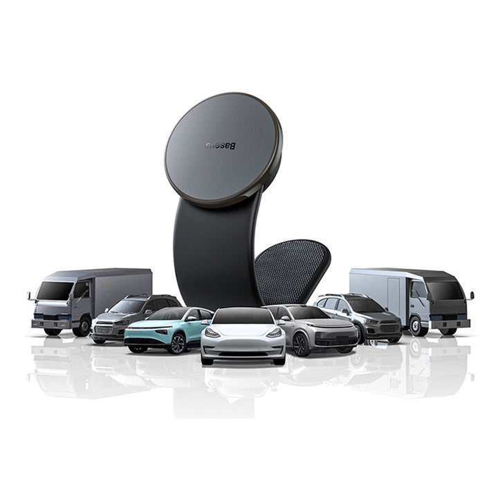 車載ワイヤレス充電器 LEDライト付き360度回転 安定性 粘着ゲル吸盤＆エアコン吹き出し口式兼用 片手操作 置くだけワイヤレス充電 スマホホルダー