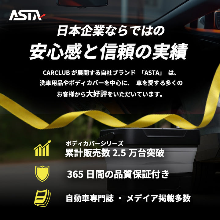 ASTA 高圧洗浄機 コードレス 充電式 洗車 PSE認証済み 13Lバケツ一体型 折りたたみ式 超軽量 キャスター付き 360度回転ノズル トリガーガン 蛇口接続アダプター ショートノズル フォームボトル キャスター付属 水道接続不要 多機能コンパクト収納