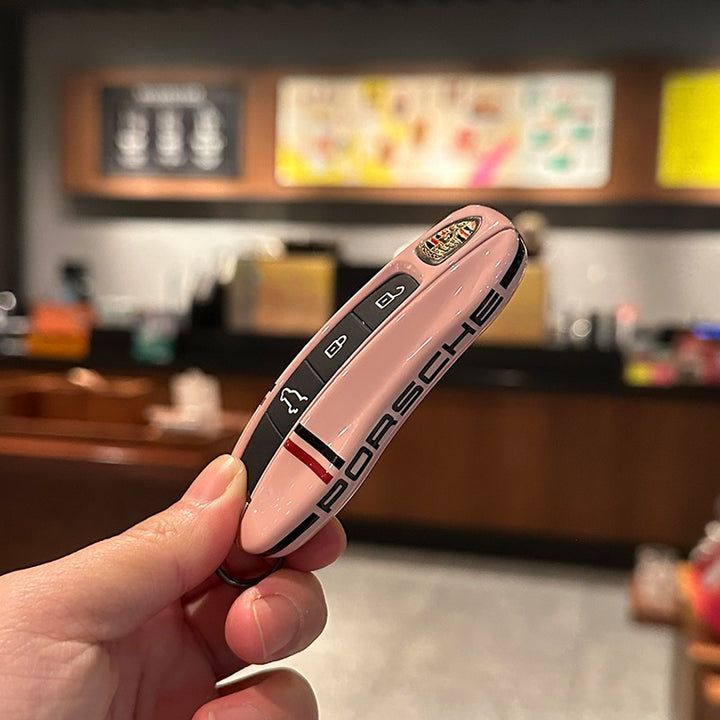 ポルシェPorsche専用キーケース オシャレ 高級感 全面保護 特別デザイン 多色キーカバー キーホルダー