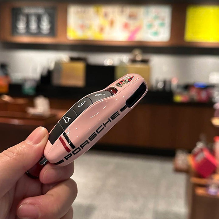 ポルシェPorsche専用キーケース オシャレ 高級感 全面保護 特別デザイン 多色キーカバー キーホルダー