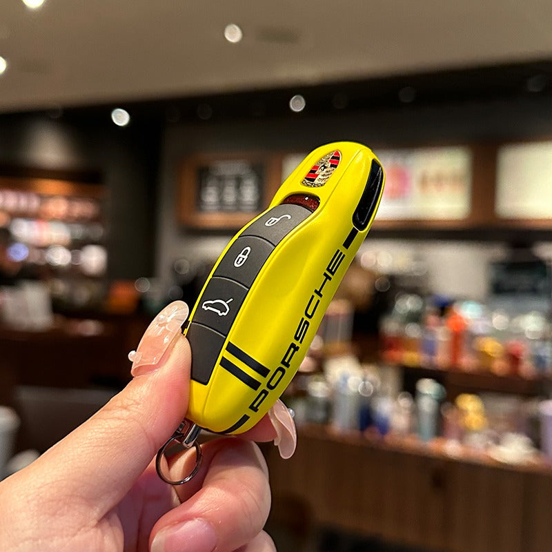 ポルシェPorsche専用キーケース オシャレ 高級感 全面保護 特別デザイン 多色キーカバー キーホルダー