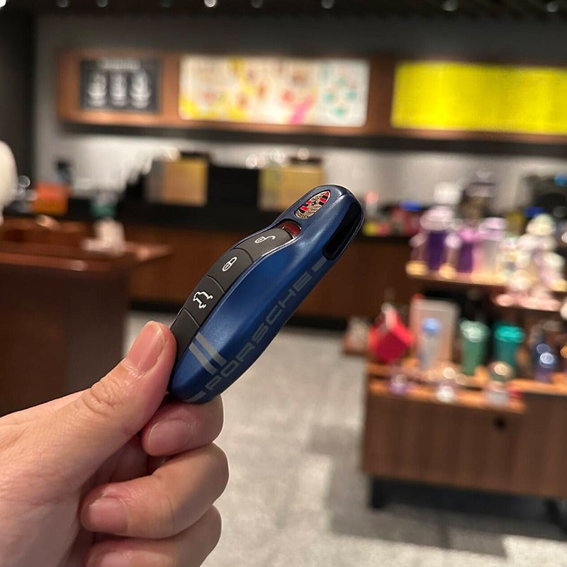 ポルシェPorsche専用キーケース オシャレ 高級感 全面保護 特別デザイン 多色キーカバー キーホルダー