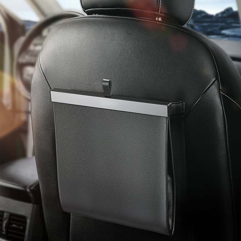 車用ゴミ箱 車載ごみ箱 小物入れ 吊り下げ 袋付き シートバックポケット 後部座席収納