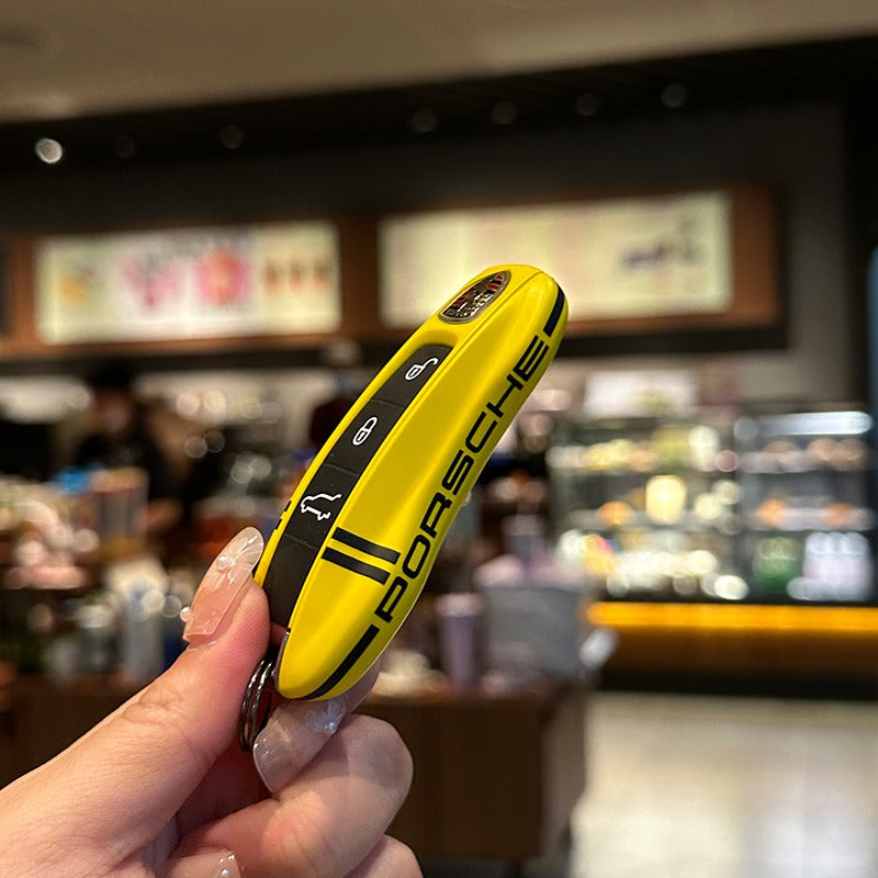 ポルシェPorsche専用キーケース オシャレ 高級感 全面保護 特別デザイン 多色キーカバー キーホルダー