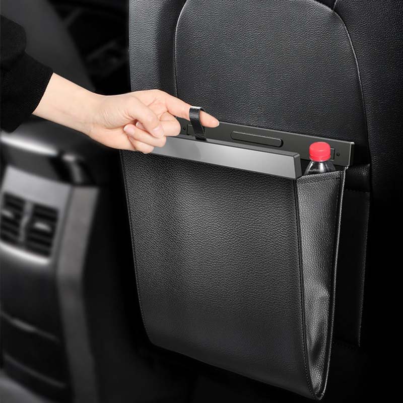 車用ゴミ箱 車載ごみ箱 小物入れ 吊り下げ 袋付き シートバックポケット 後部座席収納