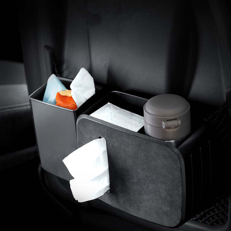 車用ゴミ箱 ティッシュボックス 後部座席 防水 シートバックポケット 便利グッズ 車用品
