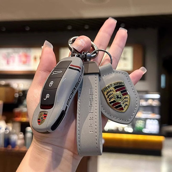 ポルシェPorsche専用キーケース オシャレ 高級感 全面保護 特別デザイン 多色キーカバー キーホルダー