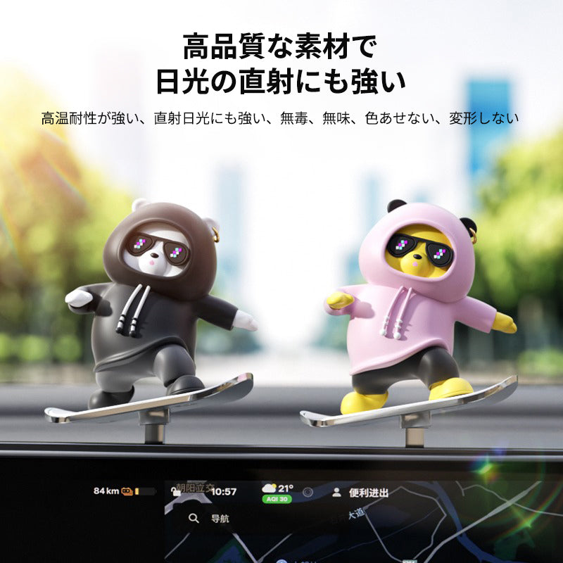 車 アクセサリー 置物 自動車小物 自動車装飾 カー飾り 車 ダッシュボード 装飾 かわいい 車用品