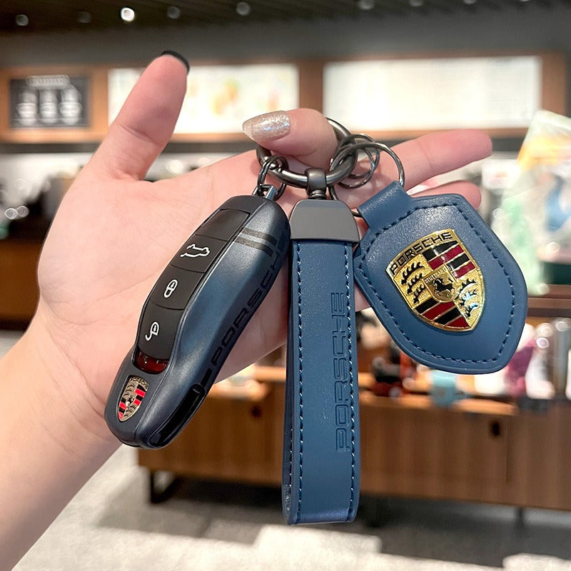 ポルシェPorsche専用キーケース オシャレ 高級感 全面保護 特別デザイン 多色キーカバー キーホルダー
