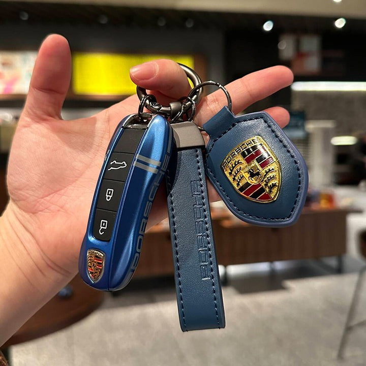 ポルシェPorsche専用キーケース オシャレ 高級感 全面保護 特別デザイン 多色キーカバー キーホルダー