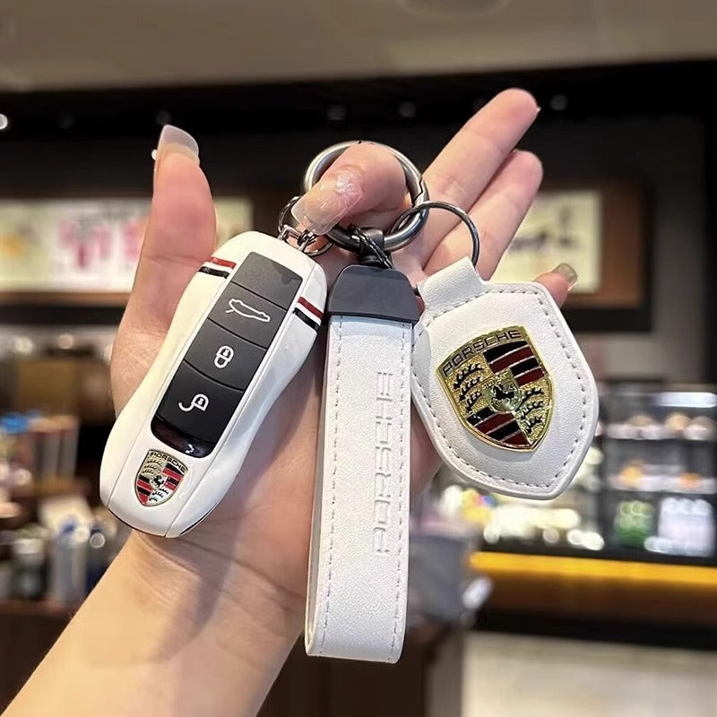 ポルシェPorsche専用キーケース オシャレ 高級感 全面保護 特別デザイン 多色キーカバー キーホルダー