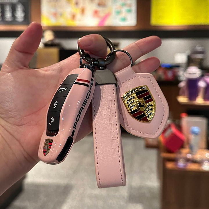 ポルシェPorsche専用キーケース オシャレ 高級感 全面保護 特別デザイン 多色キーカバー キーホルダー