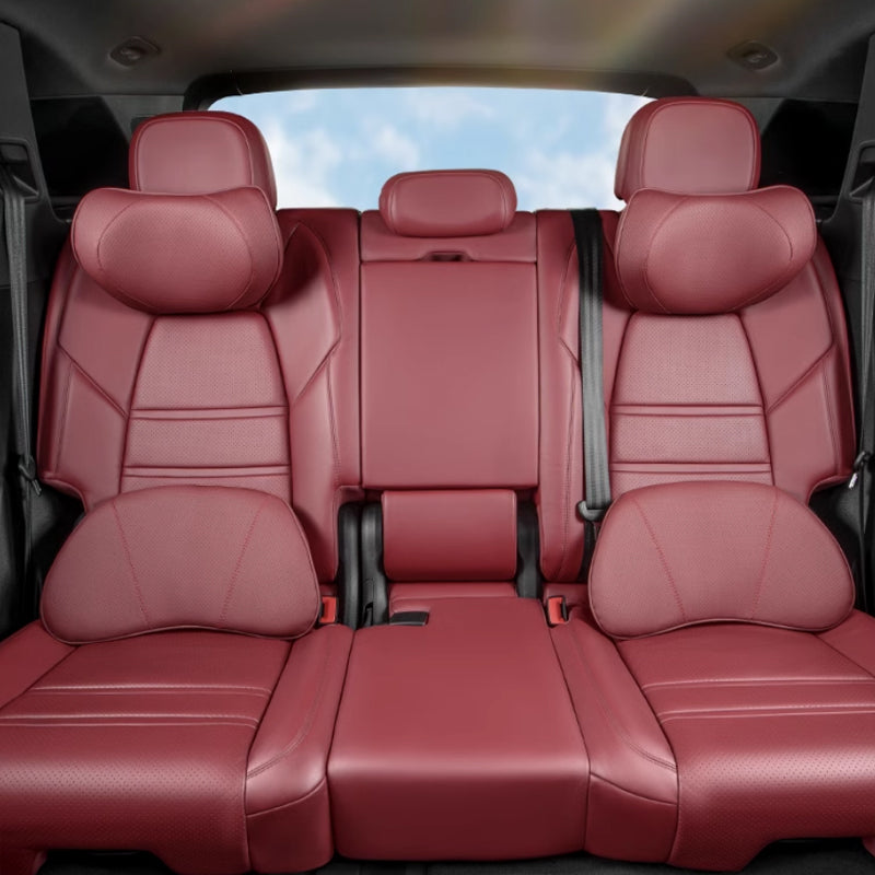 車 腰クッション 背もたれクッション 車ヘッドレスト ネックパッド 低反発 ファッション 長時間運転頚椎 腰サポート 通気性 調節可能