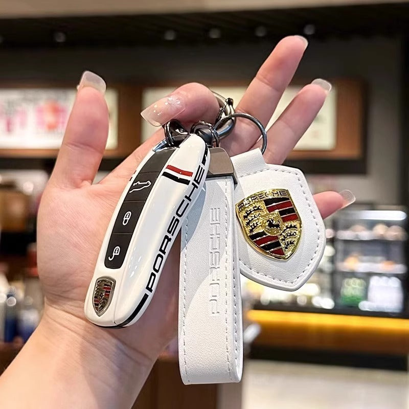 ポルシェPorsche専用キーケース オシャレ 高級感 全面保護 特別デザイン 多色キーカバー キーホルダー
