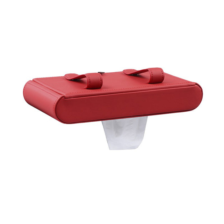 車用 ティッシュケース カバー カー 用品 アクセサリー PUレザー 革 箱 ティッシュ 取り付け簡単 車用品 家庭用便利グッズ 吊り下げ式 置き式