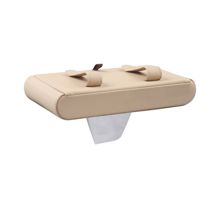 車用 ティッシュケース カバー カー 用品 アクセサリー PUレザー 革 箱 ティッシュ 取り付け簡単 車用品 家庭用便利グッズ 吊り下げ式 置き式