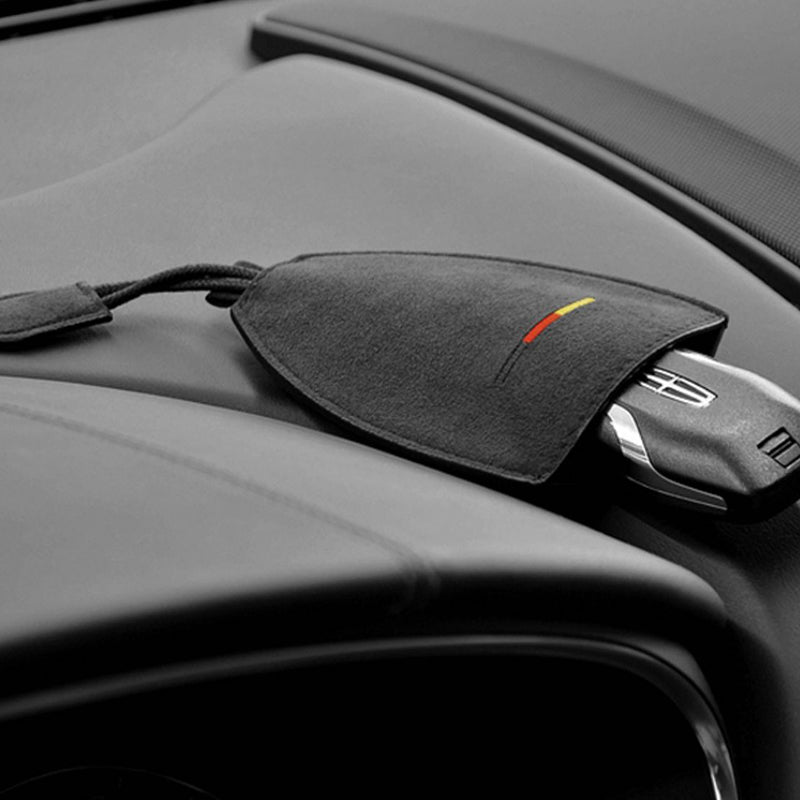 汎用 車キーケース 高級スエード 上品デザイン かわいい 傷 汚れ防止 高級 オシャレ キーホルダー