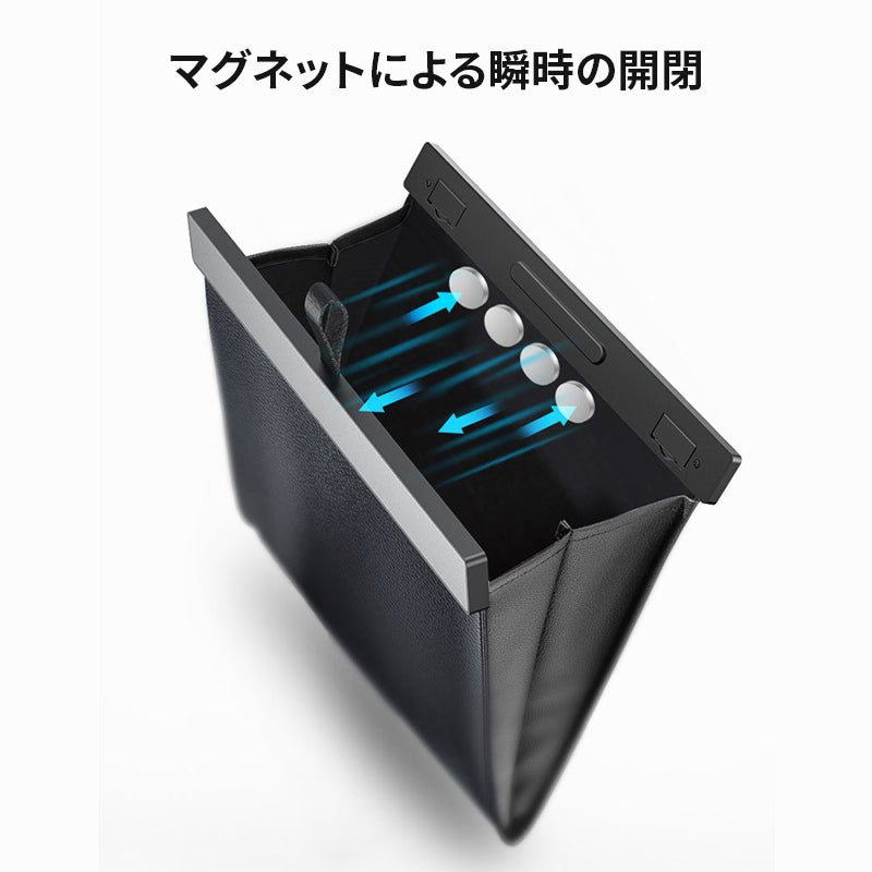 車用ゴミ箱 車載ごみ箱 小物入れ 吊り下げ 袋付き シートバックポケット 後部座席収納
