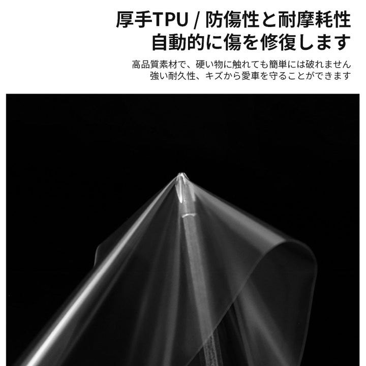 BMW 5シリーズ i5 24式 プロテクターフィルム 車用ドアフィルム 車包装フィルム チップ  傷 汚れ 防止 透明ベース