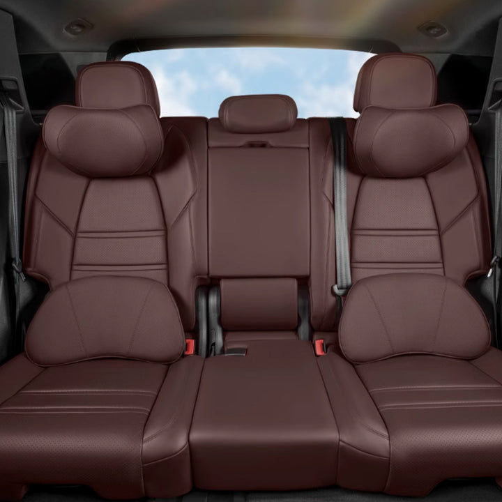 車 腰クッション 背もたれクッション 車ヘッドレスト ネックパッド 低反発 ファッション 長時間運転頚椎 腰サポート 通気性 調節可能
