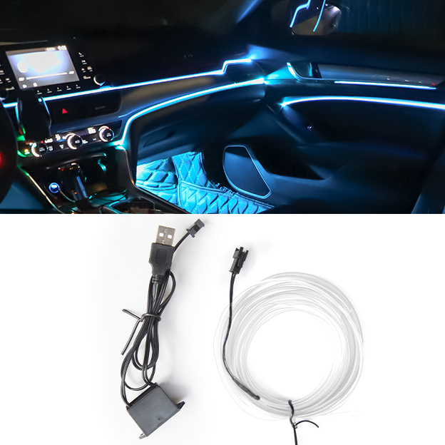 ledテープ 車雰囲気ライト led テープライト フットランプ 車内装飾 USB 3メートル