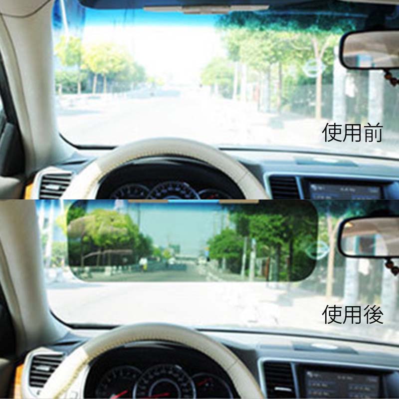 昼夜兼用 車用サンシェード 日よけ用品 眩しい光緩和 長時間運転 特殊遮光素材