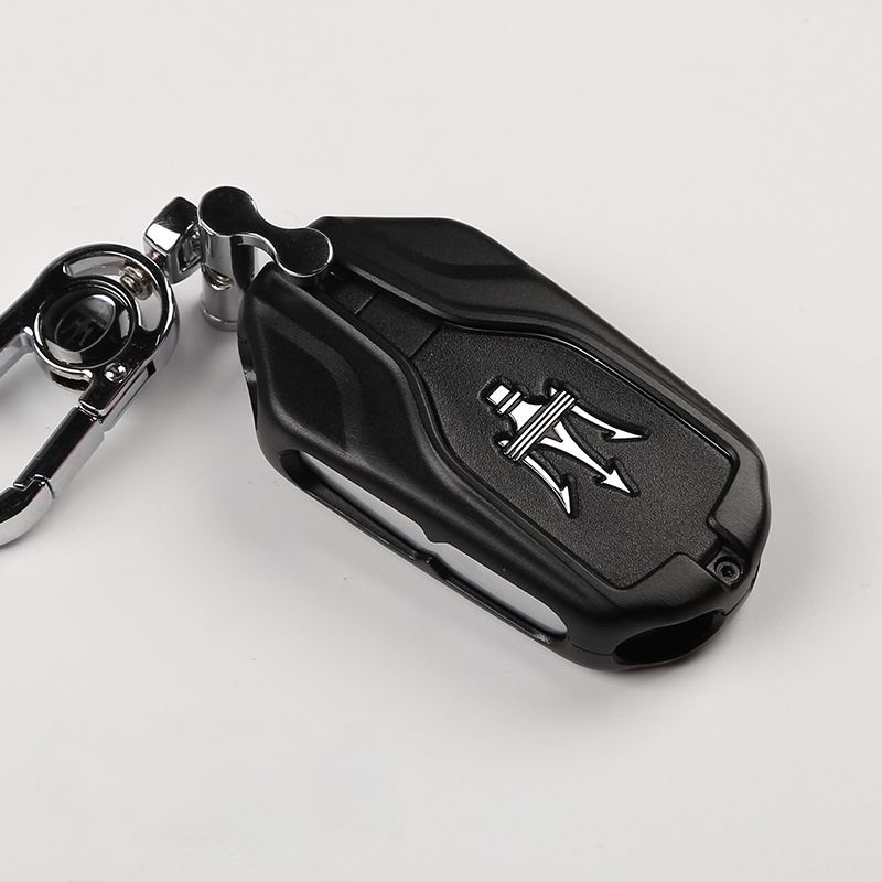 キーホルダー マセラティ ギブリ（Maserati Ghibli）レヴァンテ（Levante） クワトロポルテ（Quattroporte） キーカバー キーケース 保護カバー カスタム