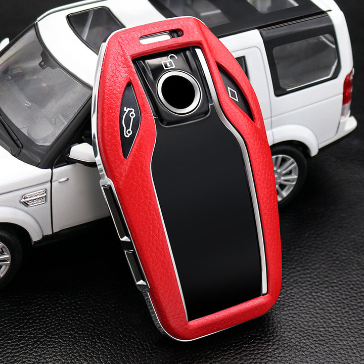 BMW専用キーケース 6/7シリーズ スマート液晶パネル 極上素材 オシャレ 全面保護  キーカバー