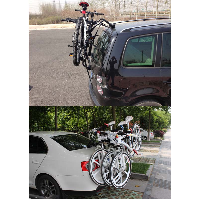サイクルキャリア リアドア用 全車種対応 取付簡単 リアマウント式 ヒッチ付き 自転車ラック