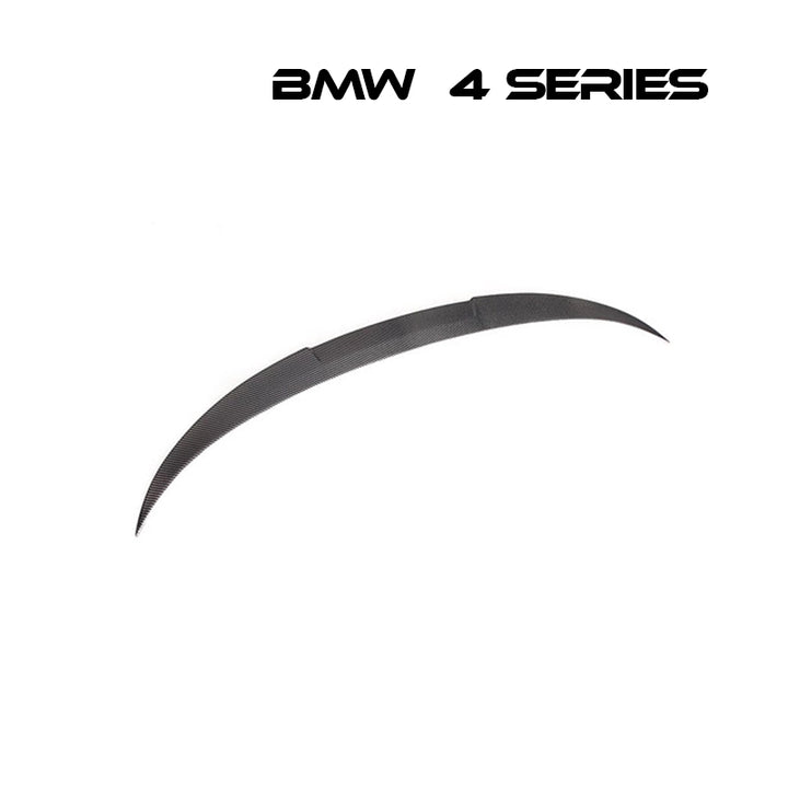 リアスポイラー BMW 4シリーズ F33 F83 14-19年式 カブリオレ カーボンファイバー 貼り付け装着