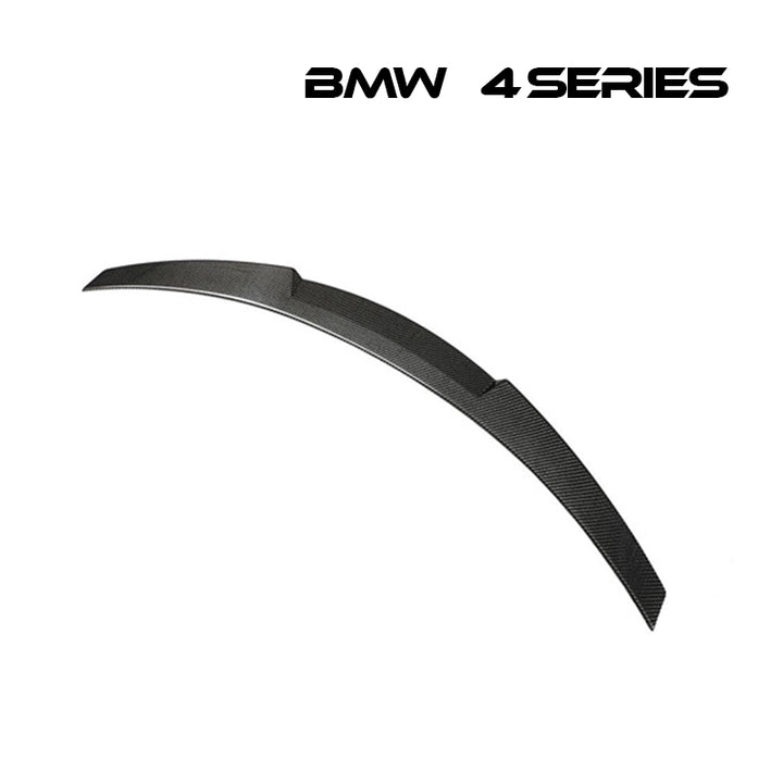 リアスポイラー BMW 4シリーズ F82 M4 14-18年式 カーボンファイバー 貼り付け装着