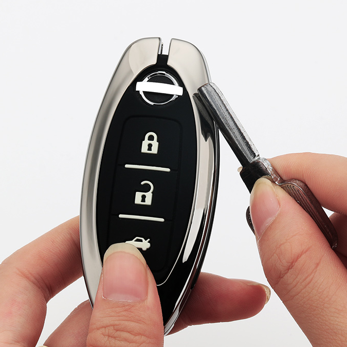 日産NISSAN インテリジェントキーケース キーカバー 高級品 軽量 3/4/5ボタン