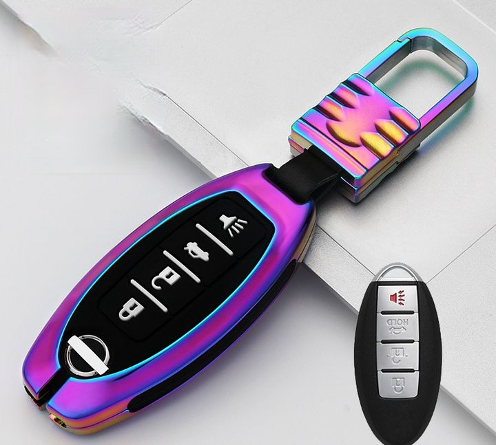 日産NISSAN インテリジェントキーケース キーカバー 高級品 軽量 3/4/5ボタン