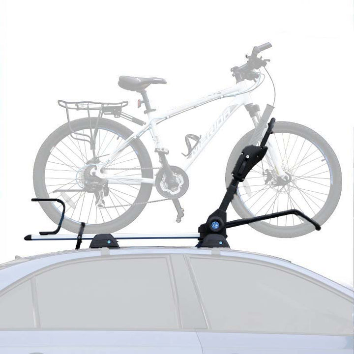ルーフ自転車ラック 高級合金 四重固定 使いやすい ダブル盗難対策 サイクルキャリア