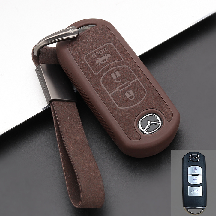 Mazda マツダ 高級感スマートキーケース カーキーカバー 耐摩擦性 耐久性 全面保護