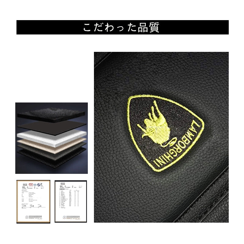 ランボルギーニ ガヤルド Justfit保証 左右ハンドル対応可 高級フロアマット ロードノイズ低減