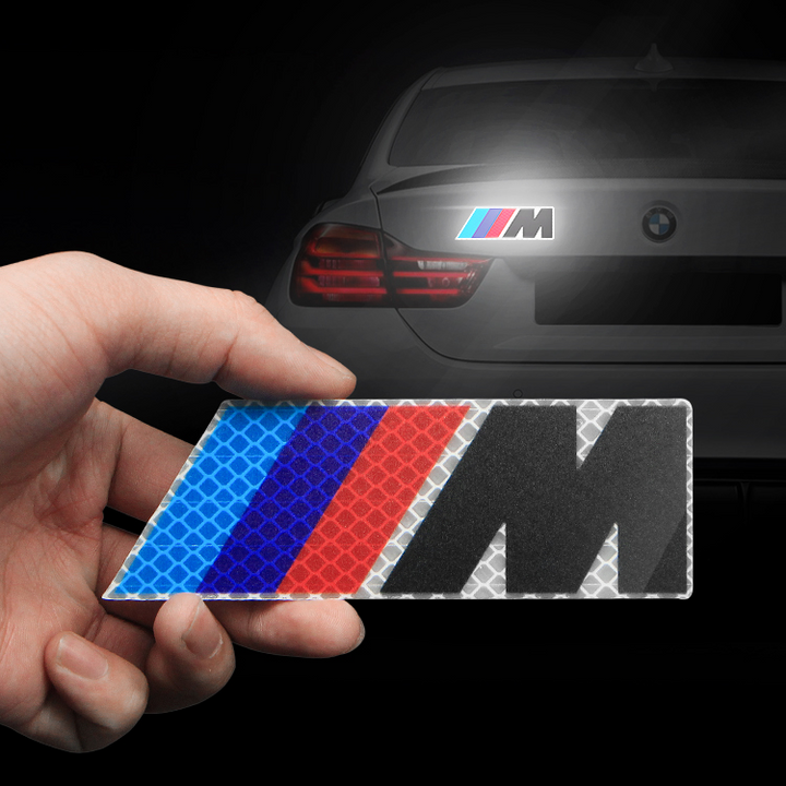BMWM標準反射ステッカーBMWMotorsportカーステッカーリアテールロゴ修正サイド標準ステッカー