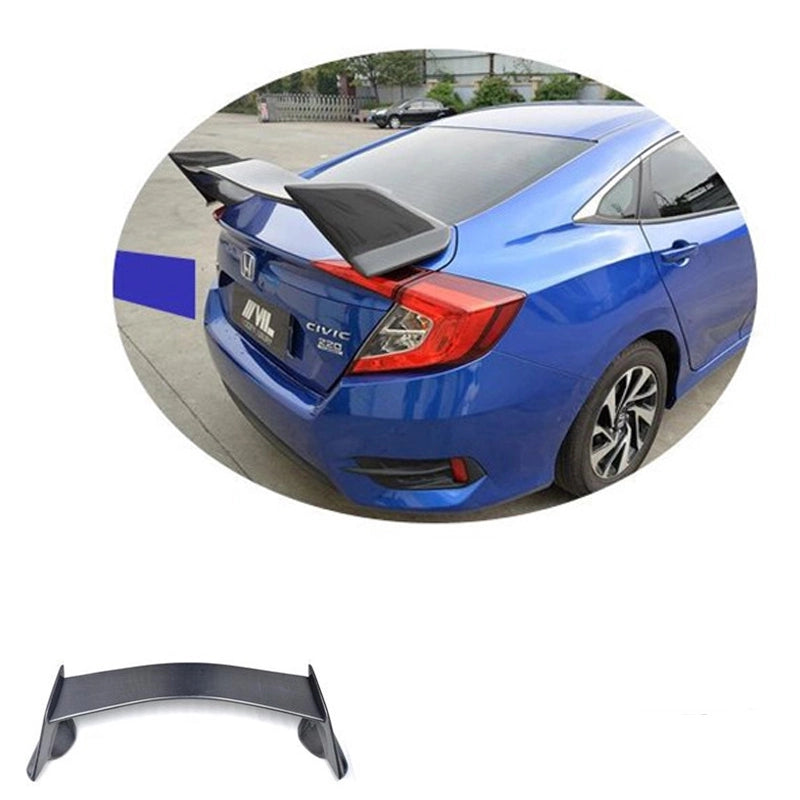 高級 リアスポイラー ト シビックType-R カーボンファイバー 貼り付け装着