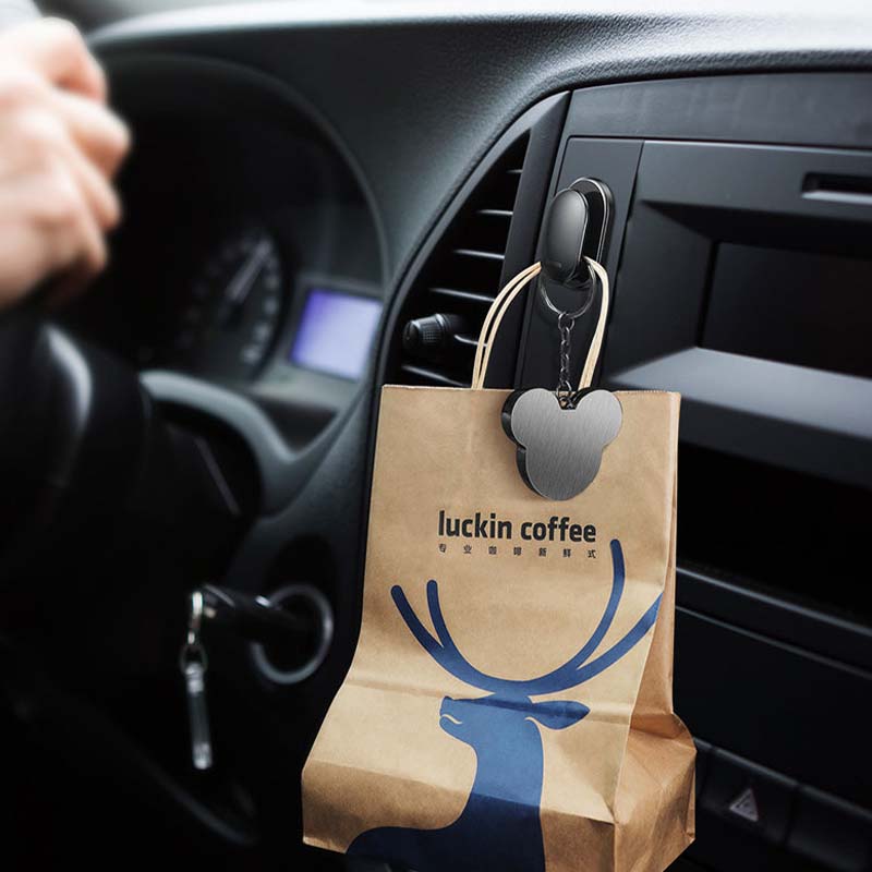 車用収納 鉤ホック 高品質 多機能 データケーブルイヤホーン整理 便利 実用 留め具 ハンガー