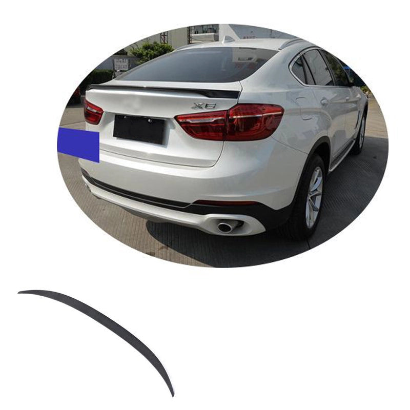 リアスポイラー BMW X6 15-16年式対応 カーボンファイバー 貼り付け装着