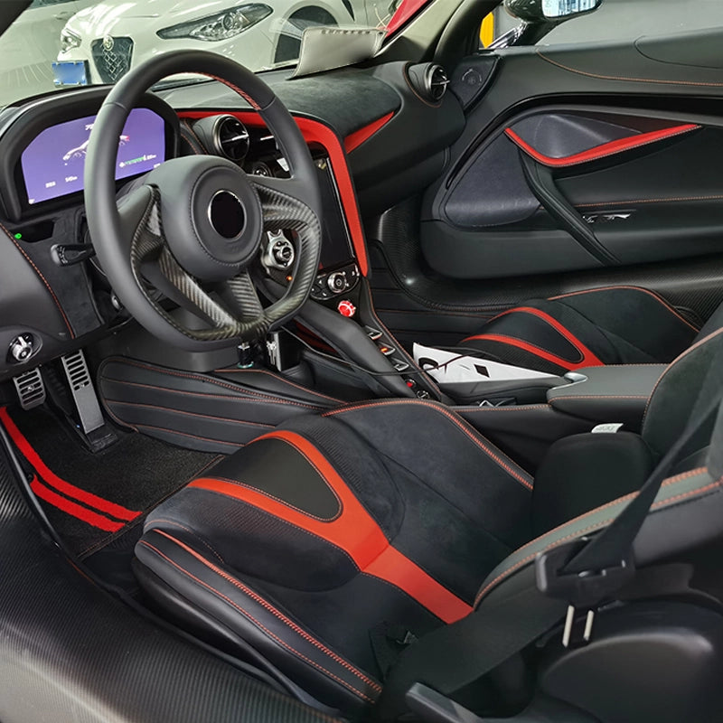 マクラーレン 720s フィット感抜群 高級フロアマット最上級 左右ハンドル対応 滑り止め