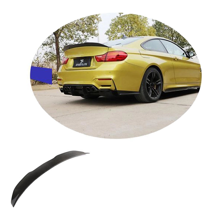 スポイラー BMW M4 14-17年式 カーボンファイバー 貼り付け装着