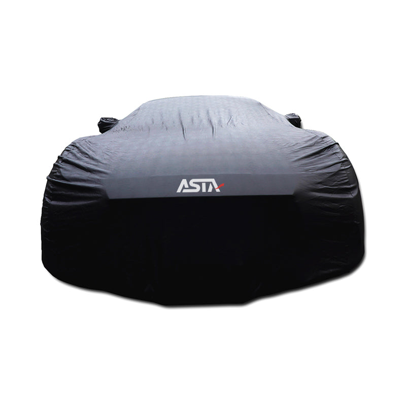 【ASTA ラグジュアフィット 屋外用プレミアム車両ボディカバー】PUレザー製 オーダーメイド 高級感 裏起毛車カバー 強風対策