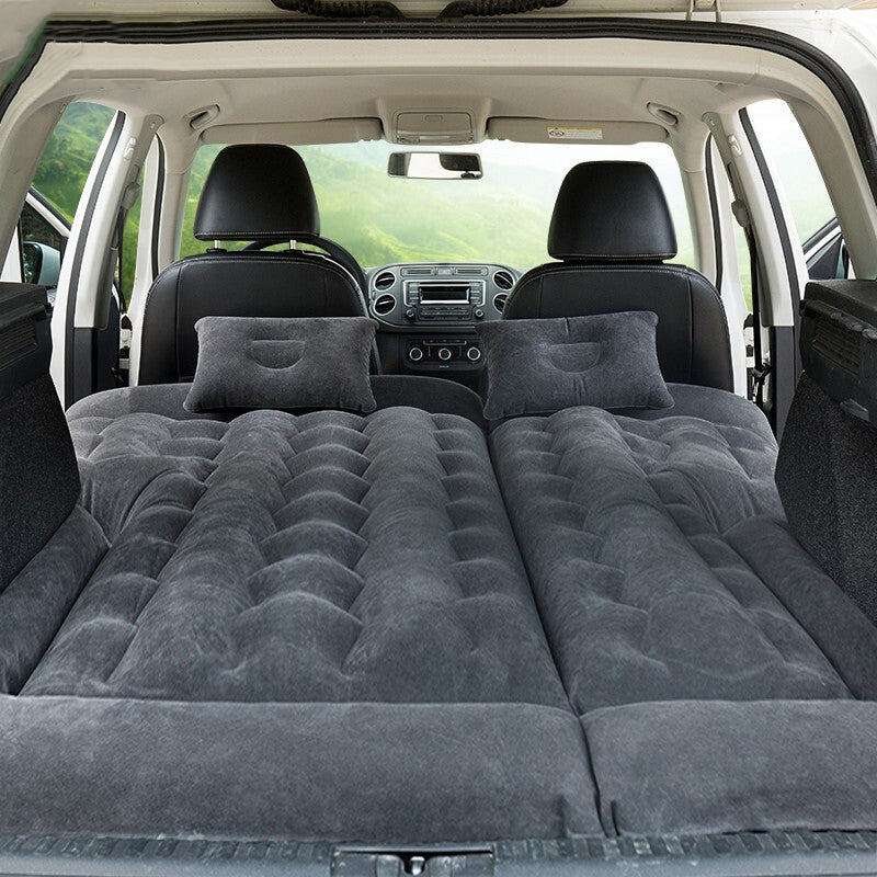 高級車中泊ベッド 枕付き 電動ポンプ付属  キャンプ用品  エアーベッド  普通車 SUV
