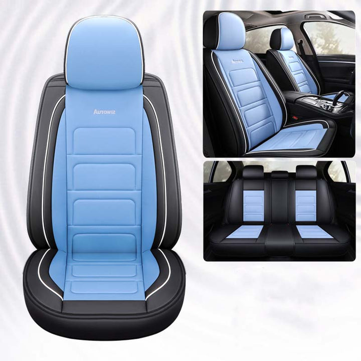 おしゃれ 汎用シートカバー クッション付き 6色レザー 防水防汚 耐久性 軽/普自動車 SUV