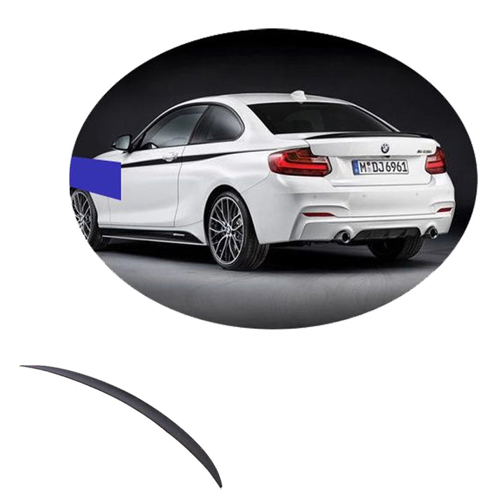 リアスポイラー BMW 2シリーズ 14-17年式 カーボンファイバー 貼り付け装着