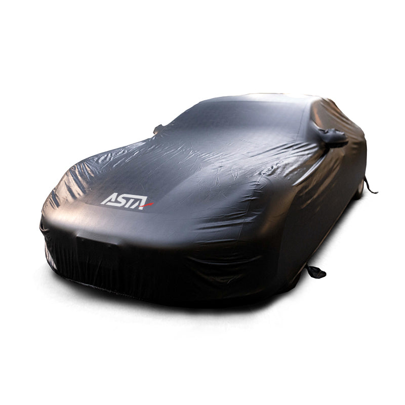 【ASTA ラグジュアフィット 屋外用プレミアム車両ボディカバー】オーダーメイド PUレザー 車カバー 裏起毛 防水防風 耐久性