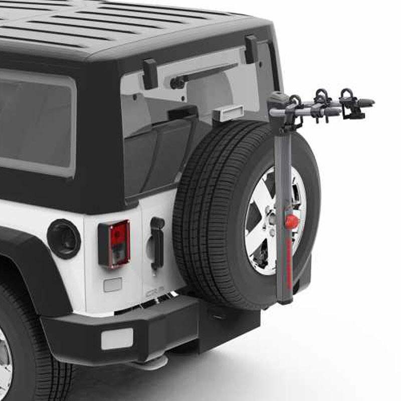 Yakimaヤキマ正規品 自転車ラック スペアタイヤ式 汎用 安定 取付簡単 ヒッチ付き サイクルキャリア